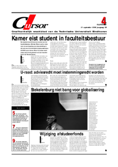 Voorzijde van magazine: Cursor 04 - 12 september 1996