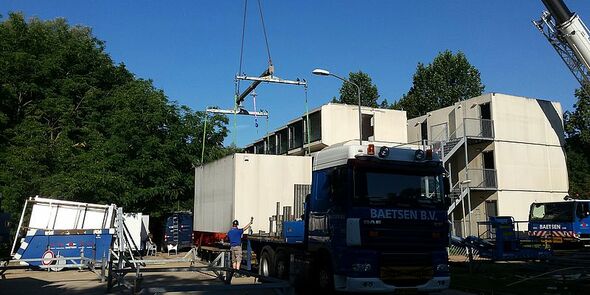 De TU/e nam in 2016 afscheid van de Spaceboxen. Foto | Redactie Cursor