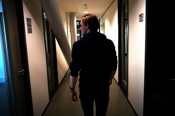 Deze mensen kwamen naar de campus, ondanks de cyber attack. Cursor vroeg ze waarom.