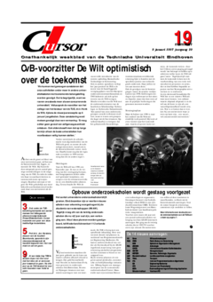 Voorzijde van magazine: Cursor 19 - 9 januari 1997