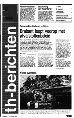 Voorzijde van magazine: TH berichten 8 - 14 oktober 1983