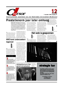 Voorzijde van magazine: Cursor 12 - 7 november 1996
