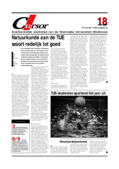 Voorzijde van magazine: Cursor 18 - 19 december 1996