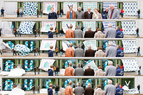 Onthulling van de naam 'Aurora'.