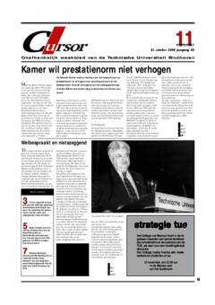 Voorzijde van magazine: Cursor 11 - 31 oktober 1996